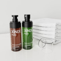 XINDE OEM ODM Logo personnalisé couleur d'impression 50ml 80ml 100ml 110ml PET vide soins de la peau visage Toner corps cosmétique Lotion bouteille