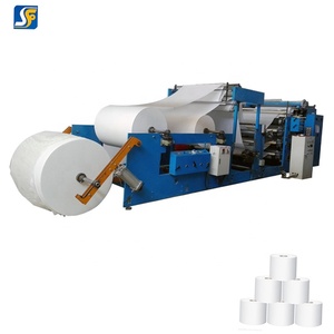 Máquina de fabricación de papel higiénico <span class=keywords><strong>Jumbo</strong></span>, línea de producción de tisú moldeado de pulpa reciclada de fábrica de ideas para pequeñas empresas, completamente automática - Product Image 1