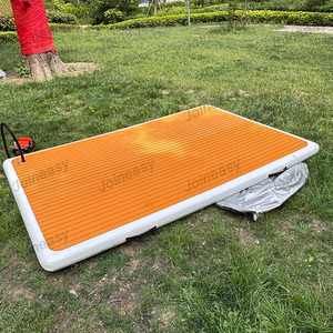 Nieuwe Aanwinst Op Maat Gemaakt 6ft/8ft/10ft/12ft Drijvend Vlot Draagbaar PVC Mesh Dok Opblaasbaar Waterplatform - Product Image 6