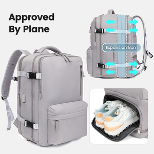 Mochila de Viaje USB Personalizada de Gran Capacidad para Mujer, Ligera, Multifuncional, para Viajes Cortos - Product Image 4