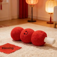Coussin en peluche en forme de baie enrobée de sucre, grand coussin de canapé avec rembourrage en coton PP, 60x90cm, oreiller de sieste unisexe, décoration pour les 14 ans et plus