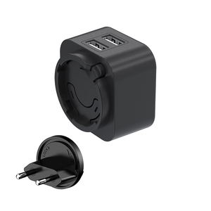 Kép USB Hot Bán 5v2.4a/5V3A <span class=keywords><strong>2</strong></span> USB đa điện thoại di động travel adapter USB điện thoại tường sạc hoán đổi cho nhau cắm - Product Image 6