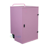 Coffre de Sellerie Portable en Métal avec Roues, Armoire de Transport Facile pour Compétitions Équestres, Caisse de Rangement à Cheval