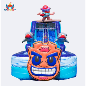 Tùy chỉnh <span class=keywords><strong>Inflatable</strong></span> PVC ti ki t O vi của cuộc phiêu lưu trở ngại khóa học với Slide & Hồ bơi cho thuê - Product Image 5