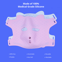 Masque facial en silicone LED de qualité médicale réutilisable personnalisé, masque de beauté en silicone