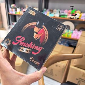 Smoking Deluxe Rolling Papers <b>King</b> <b>Size</b> 33 <b>Sheets</b> Natural Plant Fiber Slow Burning Organic Smoking Rolling Paper - Product Image 1