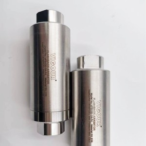 Daken Arretateur de Flamme en Acier Inoxydable 316 1/4 NPT pour Oxygène, Hydrogène, Acétylène, Valve d'Arretateur de Flamme de Retour, Sécurité du Circuit de Gaz en Laboratoire - Product Image 2