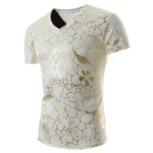 Summer Top Quality Cotton T Shirt Men Solid Color Design V neck Tshirt Casual Classic Tops Tee Shirt Men Breathable t shirt - Product Image 2