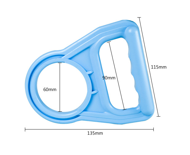 Durable PE Plastic Packing Material Handle For Moving Bucket Water OEM ODM