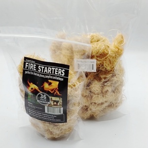 Wood Wool Fire Starters 100%All Natural <strong>Firestarters</strong> Charcoal Wood Shavings Bundle Fire Starter for <strong>BBQ</strong>&amp; Fireplace - Product Image 4
