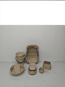 Juego de Baño para Bebé 7 en 1 en Oferta con Bañera + Lavabo + Silla de Baño |   Kit de Baño para Recién Nacidos de Plástico Libre de BPA para Regalo de Bebé - Product Image 6