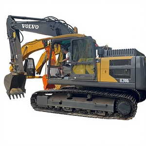 รถขุดตีนตะขาบ Volvo EC210 มือสองจากสวีเดน น้ำหนัก 21 ตัน เหมาะสำหรับงานก่อสร้างโครงสร้างถนนขนาดใหญ่ ใช้งานน้อย - Product Image 1