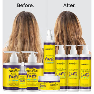 Shampooing <span class=keywords><strong>Hydratant</strong></span> Anti-frisottis Sans Sulfate pour <span class=keywords><strong>Cheveux</strong></span> Crépus et Frisés Colorés - Product Image 3