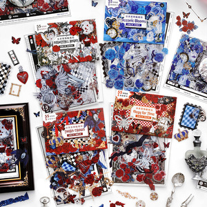 56 autocollants par paquet, série de poèmes sur les roses, autocollants rétro <span class=keywords><strong>pour</strong></span> journalisation DIY, <span class=keywords><strong>pour</strong></span> carnets faits main, collage décoratif, art - Product Image 4