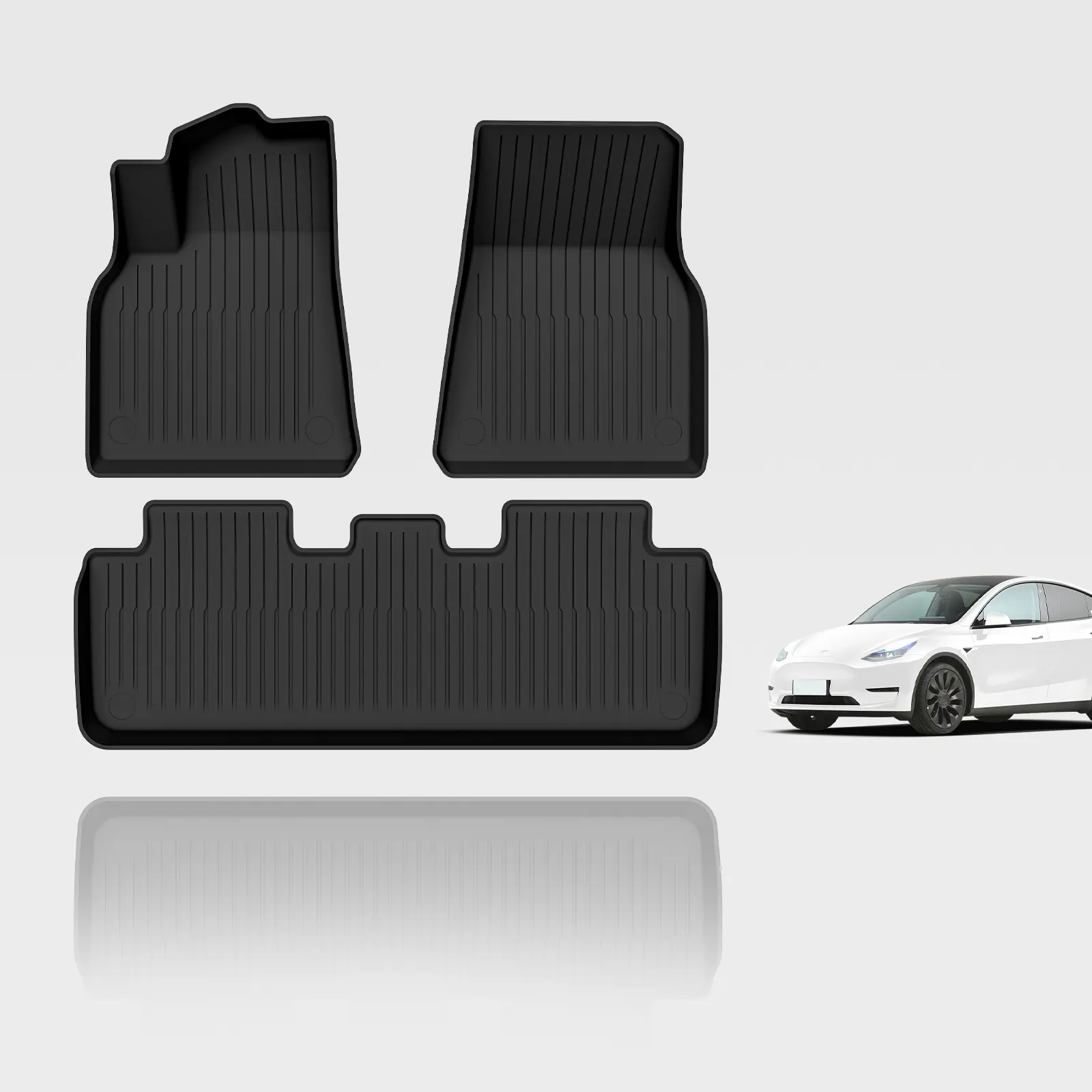 Hot Selling Special Car Only Hard Wearing Tpe Car Floor Mat Carpets for Model Y