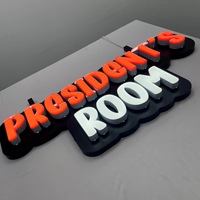 Anpassbare Kristall-Acryl 3D LED Frontbeleuchtete Buchstaben Logo Beleuchtete Beschilderung für Geschäft Restaurant Bar Salon Großhandel