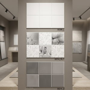 Carreaux muraux en céramique à motif de branche d'arbre vert naturel 300x450mm, en porcelaine numérique brillante, pour hall, imperméables et résistants à l'usure - Product Image 5