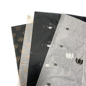 China Guangdong Custom Brand Name Personalized Printed Eco Friendly pink White <strong>Black</strong> Wrapping <strong>Tissue</strong> <strong>Paper</strong> With Company logo - Product Image 3