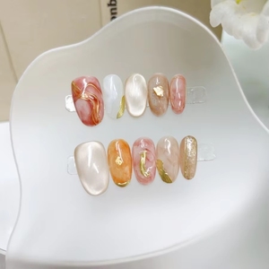 <span class=keywords><strong>Uñas</strong></span> Postizas <span class=keywords><strong>de</strong></span> Gel Pintadas a Mano <span class=keywords><strong>de</strong></span> Alta Calidad, 10 Piezas, Hermoso Diseño <span class=keywords><strong>de</strong></span> Almendra <span class=keywords><strong>de</strong></span> Lujo, <span class=keywords><strong>Uñas</strong></span> <span class=keywords><strong>Acrílicas</strong></span> <span class=keywords><strong>de</strong></span> Alta Calidad para Dedos - Product Image 5