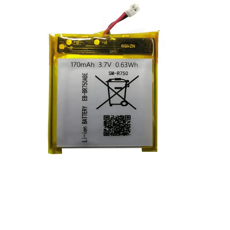 Replacement Lipo Smartwatch Battery For Samsung Gear S Sm-r750 R750 EB-BR750 3.7V 170mAh