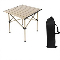 Table pliante portable légère et personnalisable pour camping et cuisine extérieure 51*53*50cm – Mobilier d'extérieur en gros