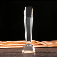 Trophée en cristal transparent artisanal de haute qualité pour la danse et autres compétitions