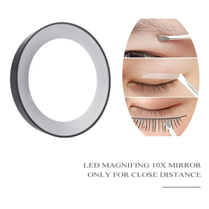 <span class=keywords><strong>Espejo</strong></span> de <span class=keywords><strong>Aumento</strong></span> Redondo con 10 Luces LED para <span class=keywords><strong>Baño</strong></span>, Herramienta Cosmética de Belleza con Tres Ventosas, <span class=keywords><strong>Espejo</strong></span> de Maquillaje con <span class=keywords><strong>Aumento</strong></span> - Product Image 4