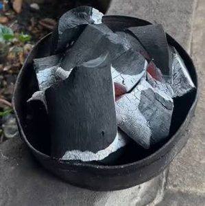 Custom Packaging for Global B2B Buyers Natural Khaya Lump Charcoal Dense Hardwood Charcoal with Low Ash - Product Image 1