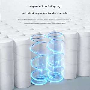 Không áp lực Bộ nhớ Bọt Túi mùa xuân Nệm Nữ Hoàng Vua khách sạn giường cao cấp bảo vệ phần còn lại chậm đặt hàng xách tay trọng lực cột sống - Product Image 4