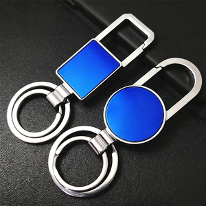 Llavero de Metal Rectangular Circular con Logotipo Grabado con Láser, Llavero Personalizado con Logotipo, Llavero Publicitario para Regalos, Adecuado para Recuerdos - Product Image 3
