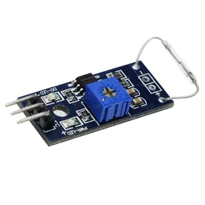 LM393 Reed Sensor Módulo Magnetron Módulo Reed Switch para componentes eletrônicos Kit Diy