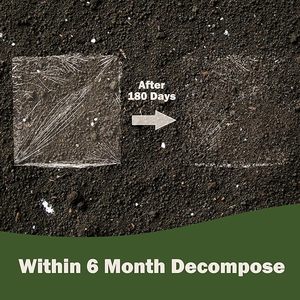 Envoltura de Plástico Compostable con Cortador Deslizante, Película Transparente para Envolver Alimentos, Certificación ASTM D6400 para Uso en la Cocina - Product Image 5