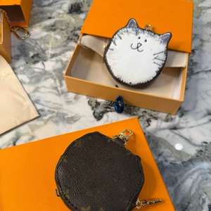 ชุดของขวัญกระเป๋าใส่เหรียญรูปแมวน่ารักกระเป๋าหนังซิปพร้อมพวงกุญแจสำหรับผู้หญิงและเด็กคริสต์มาส,วันเกิด,ของขวัญวันครบรอบ - Product Image 4