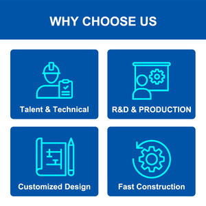 Kits de construction <span class=keywords><strong>en</strong></span> acier préfabriqués HUAKE, ossature <span class=keywords><strong>en</strong></span> acier léger formé à froid, maison commerciale et résidentielle, <span class=keywords><strong>garage</strong></span>, grange, ferme équestre - Product Image 5