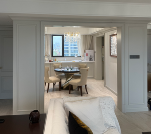 Custom Solid Wood Apartment <b>Wall</b>-<b>Mounted</b> Sideboard Large Wardrobe Display <b>Storage</b> Cabinet for Hotel Projects - Product Image 1