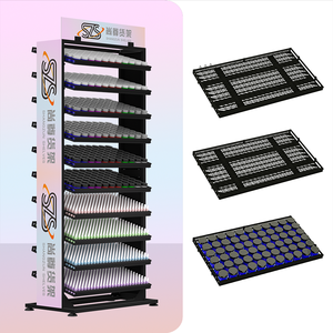 Estante Metálico de Varias Alturas de Buena Calidad Directamente de Fábrica para Exhibición de Esmalte de Uñas en Tiendas - Product Image 4