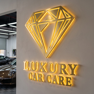 Enseigne de magasin personnalisée rétroéclairée par LED, lettres lumineuses étanches pour extérieur, idéale pour la maison, les centres commerciaux, les parcs et les entreprises. - Product Image 1