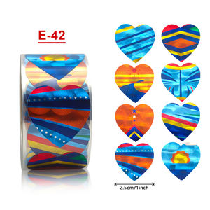 Rouleau d'autocollant de journal de papillon holographique de téléphone portable d'anime de dessin animé mignon promotionnel personnalisé en vinyle d'hologramme vente en gros - Product Image 2