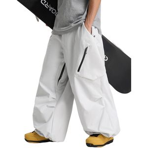 Pantalons de ski amples pour homme et femme, imperméables 15K 10K, respirants, 3 poches, pour le ski et les sports de neige - Product Image 1