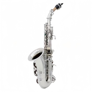 Saxophone soprano professionnel en cuivre plaqué nickel, corps en laiton, surface résistante à la rouille, tête en bakélite, instrument à vent - Product Image 4