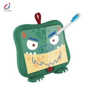 Papan Gambar Mainan Anak Portabel DIY Belajar Alfabet Puzzle Magnet Hewan - Product Image 2