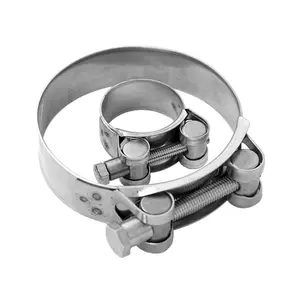 Wholesale price High Heat Resistant stainless steel heavy duty hose clamp for motorcycle