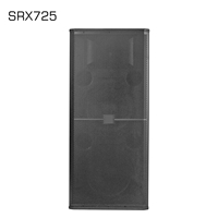 Gooermi SRX725 kabinet Speaker jangkauan penuh profesional 15 inci ganda sistem suara PA DJ