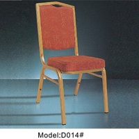 Hot Ssles Chaise de banquet durable bon marché Chaises de banquet empilables en or pour les fêtes de mariage