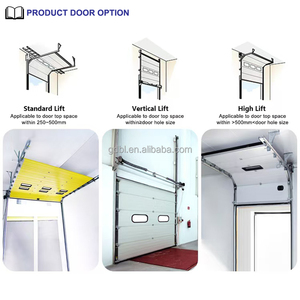 Portes sectionnelles industrielles avec trappe et commande automatique 4000x6000 <span class=keywords><strong>Porte</strong></span> industrielle - Product Image 5