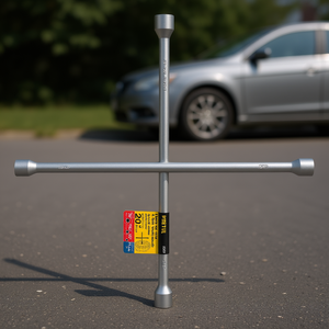 Clé à croisillon pour voiture Pretul de 20 pouces, outil de réparation de pneus pour l'entretien des véhicules et les réparations d'urgence, outil manuel en acier durable avec ergonomie - Product Image 2