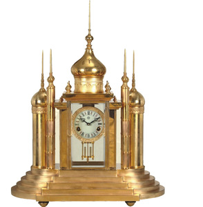 Reloj de Mezquita Antiguo con Caja de Latón, con <span class=keywords><strong>Alarma</strong></span> y Sonido a las Medias y las Horas - Product Image 1