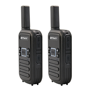 Petit talkie-walkie, radio bidirectionnelle UHF courte et longue portée, talkie-walkie portable sans fil PMR 446 pour la sécurité des cafés - Product Image 6