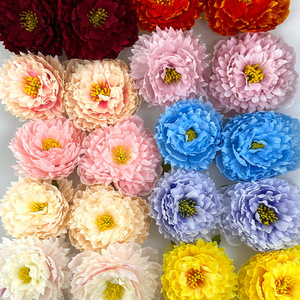 ดอกโบตั๋นประดิษฐ์ขนาด 10 ซม. 12 ซม. ทำจากผ้าไหม คุณภาพสูง เหมาะสำหรับตกแต่งงานแต่งงานและของตกแต่งบ้าน - Product Image 2