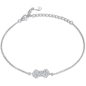 Ensemble de bijoux en argent sterling 925 avec zircone cubique, bijoux fins pour femmes, tendance, cadeau de mariage, de fiançailles, de fête, plaqué rhodium - Product Image 5